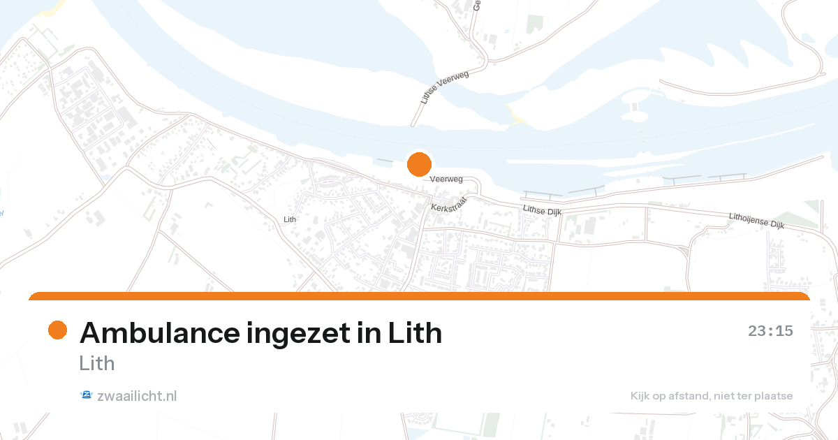 Ambulance ingezet in Lith — 6 feb 2026