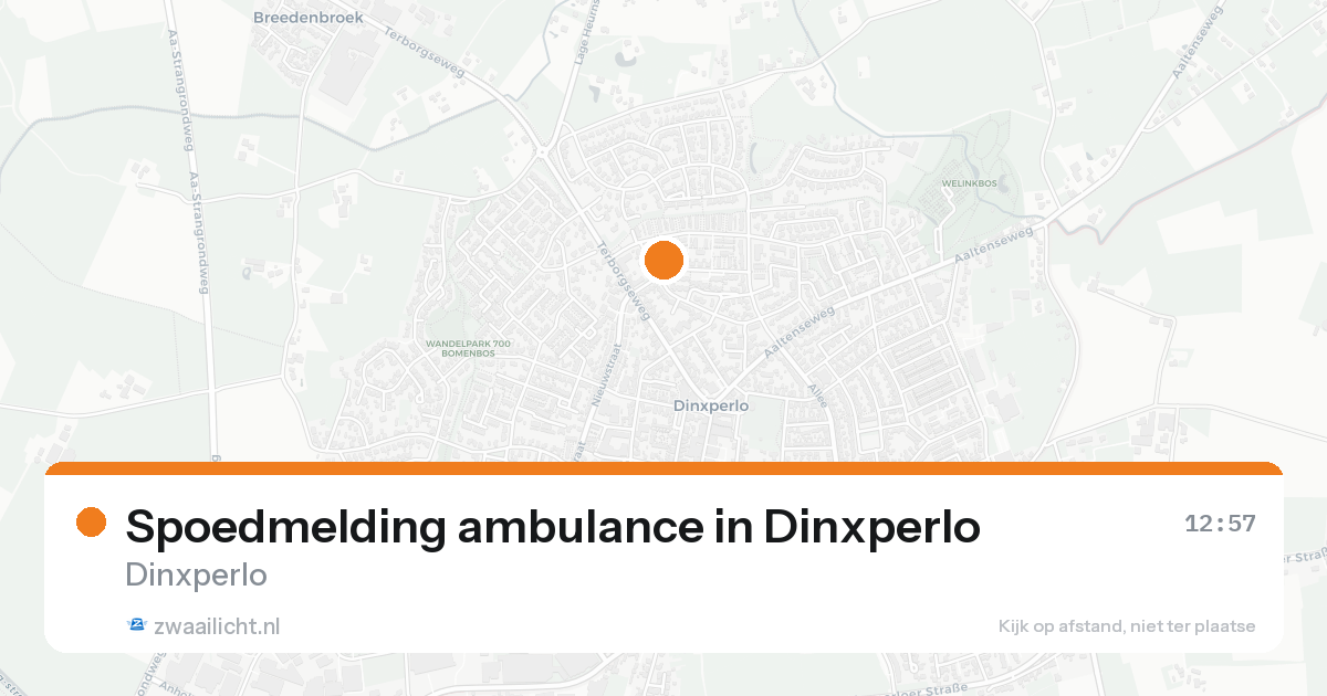 Spoedmelding ambulance in Dinxperlo — 17 aug 2026