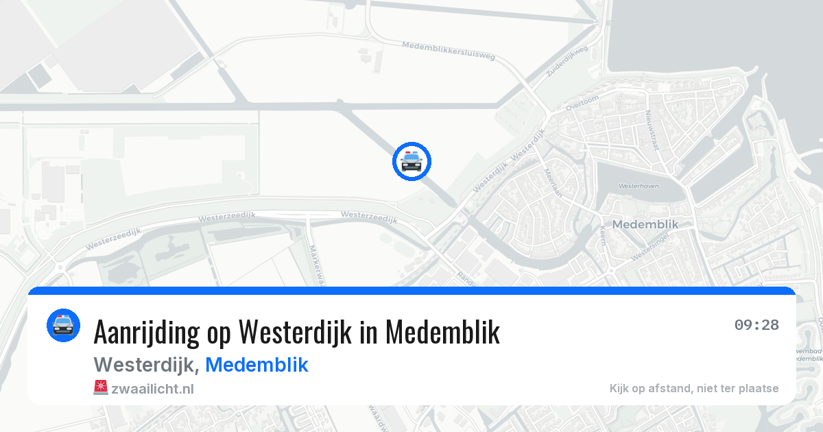 Aanrijding op Westerdijk in Medemblik — 21 jun 2026