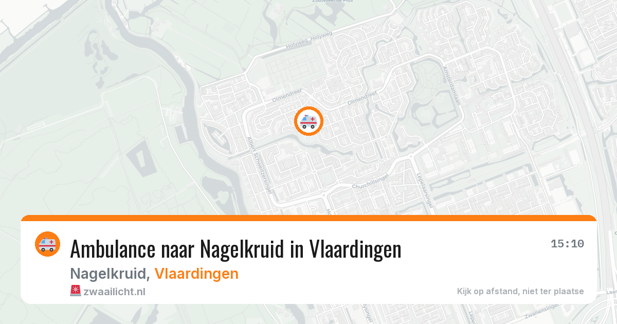 Ambulance naar Nagelkruid in Vlaardingen — 19 mrt 2026