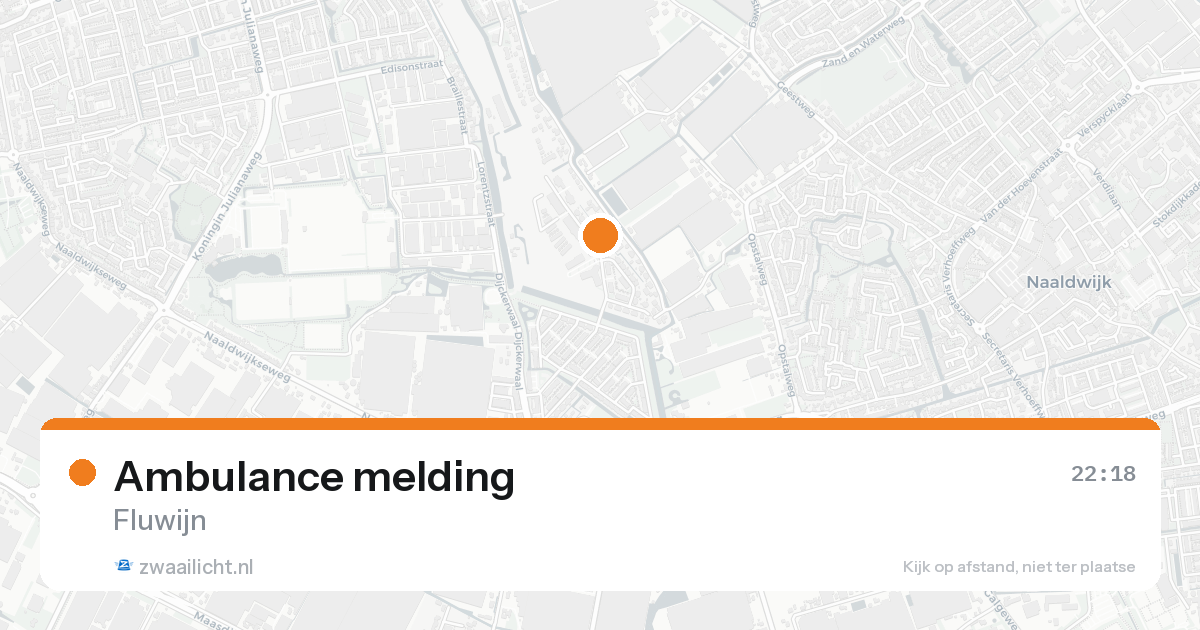 Ambulance melding — 11 mei 2026
