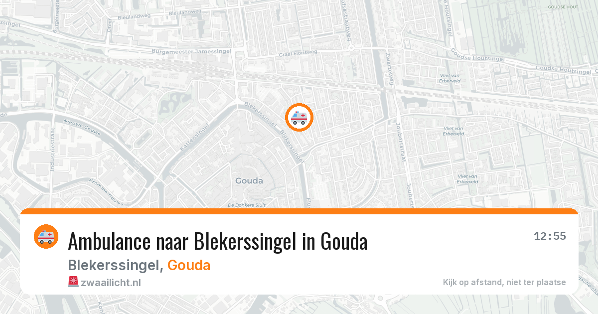 Ambulance naar Blekerssingel in Gouda — 29 jan 2026
