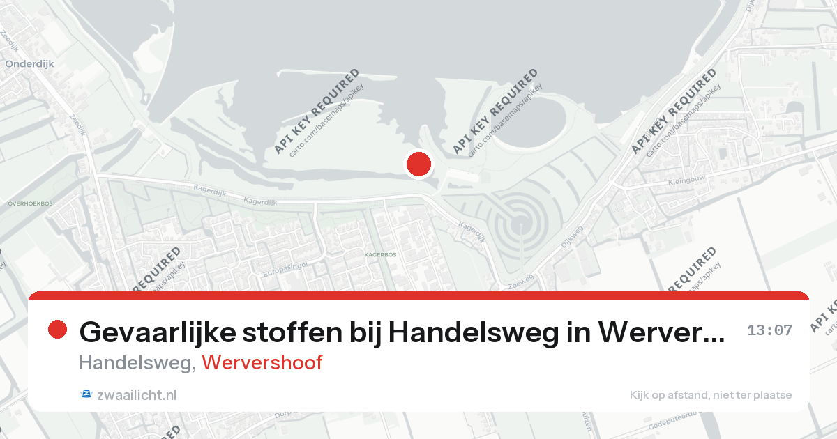 Gevaarlijke stoffen bij Handelsweg in Wervershoof — 9 jun 2026