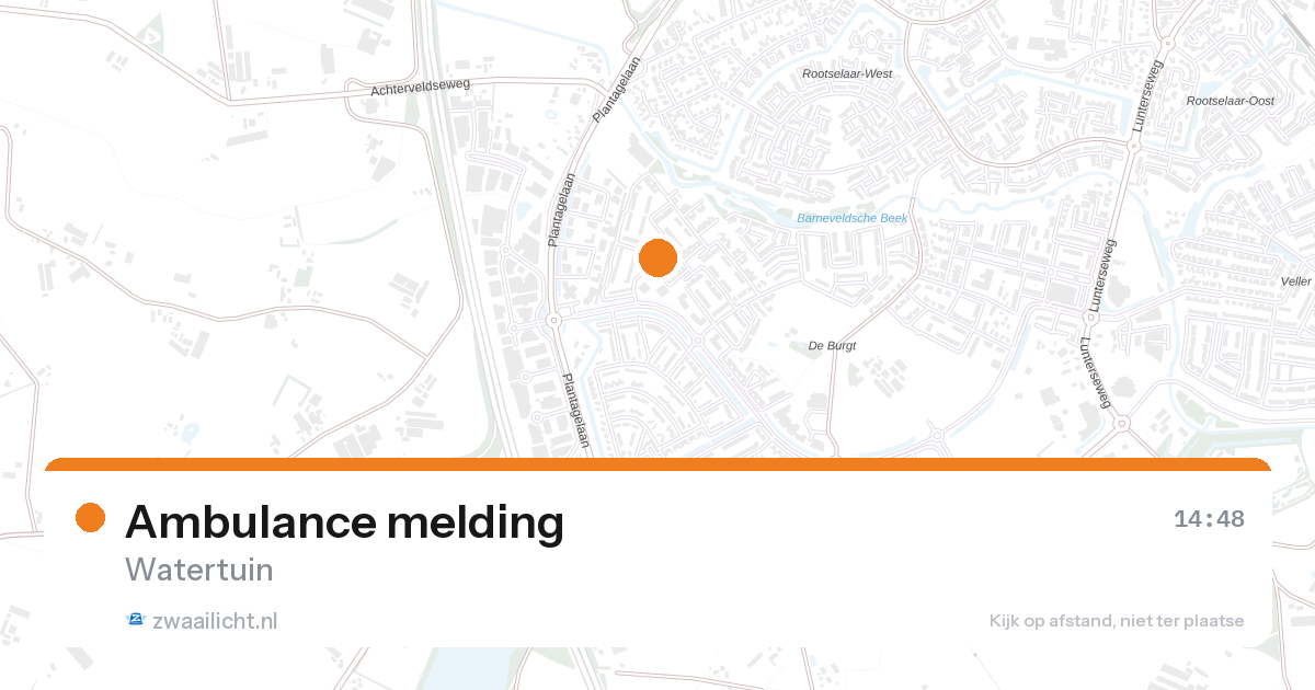 Ambulance melding — 9 mei 2026