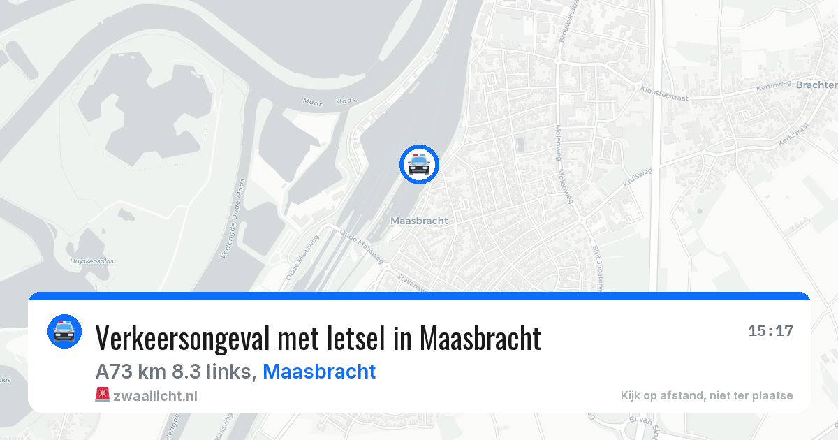 Verkeersongeval met letsel in Maasbracht — 30 jun 2026