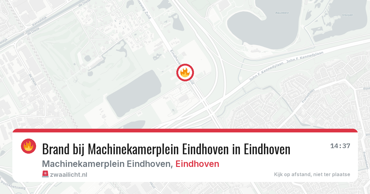 Brand bij Machinekamerplein Eindhoven in Eindhoven — 1 aug 2026
