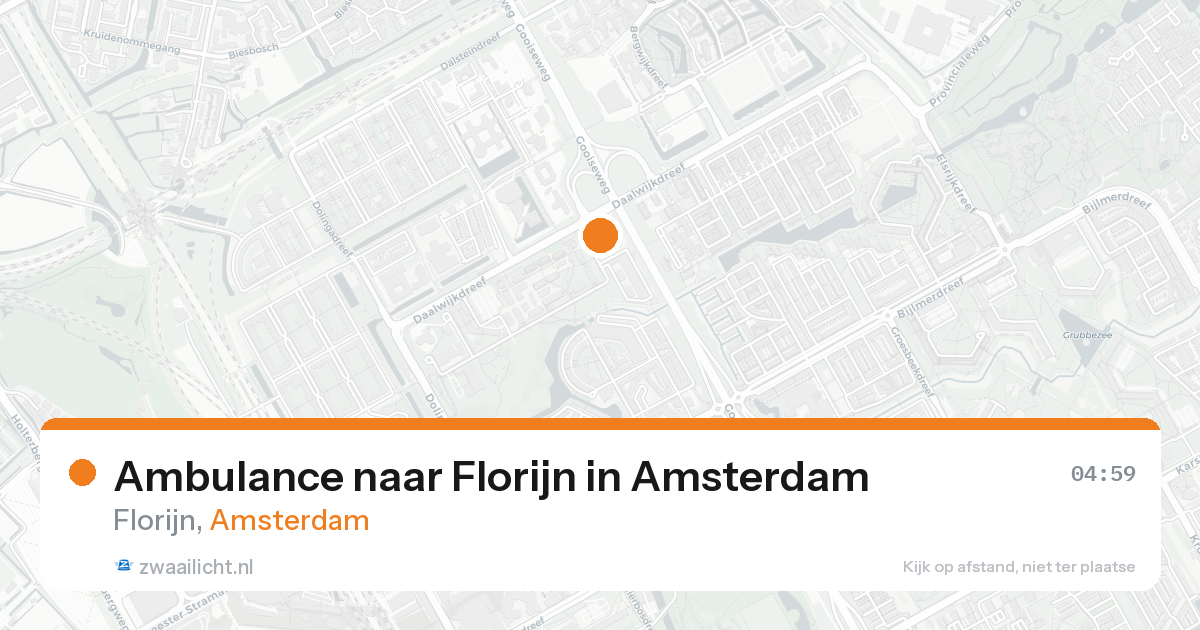 Ambulance naar Florijn in Amsterdam — 31 jan 2026