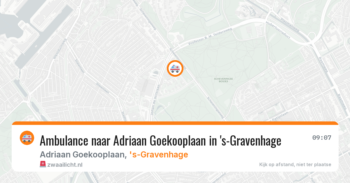 Ambulance naar Adriaan Goekooplaan in 's-Gravenhage — 12 jun 2026