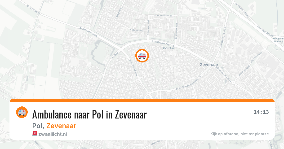Ambulance naar Pol in Zevenaar — 9 jun 2026