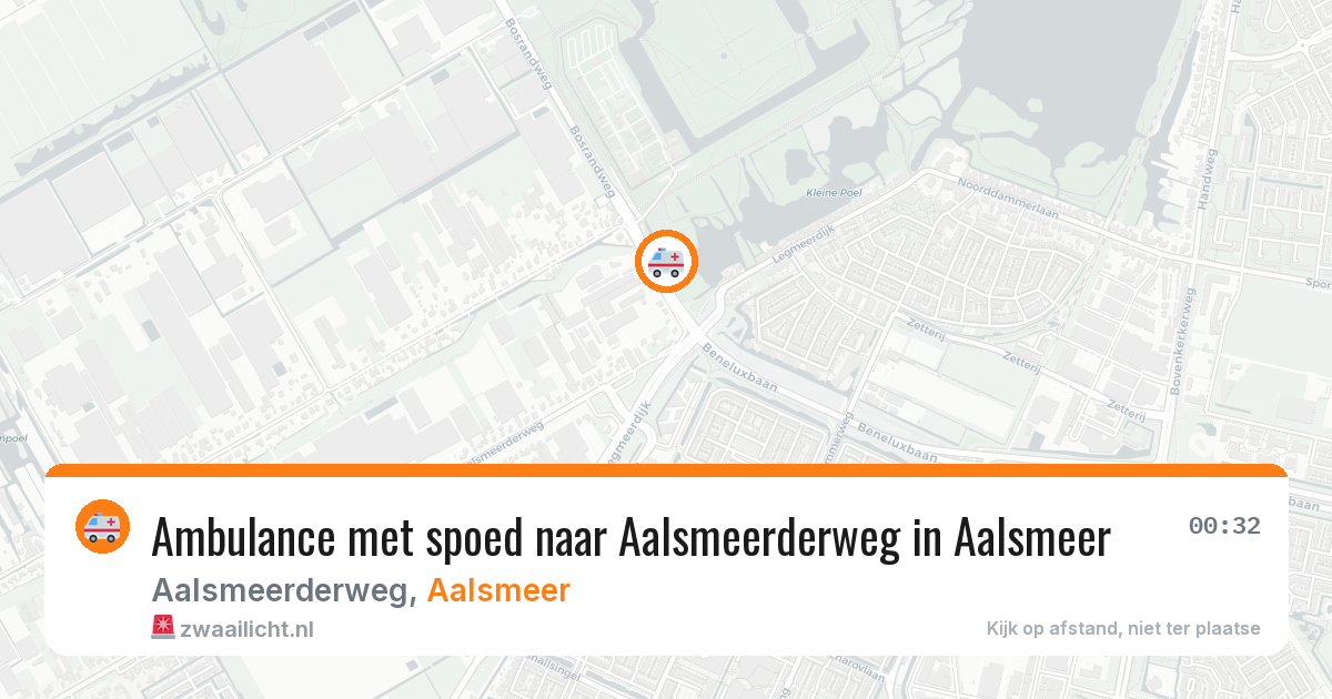 Ambulance met spoed naar Aalsmeerderweg in Aalsmeer — 20 mrt 2026