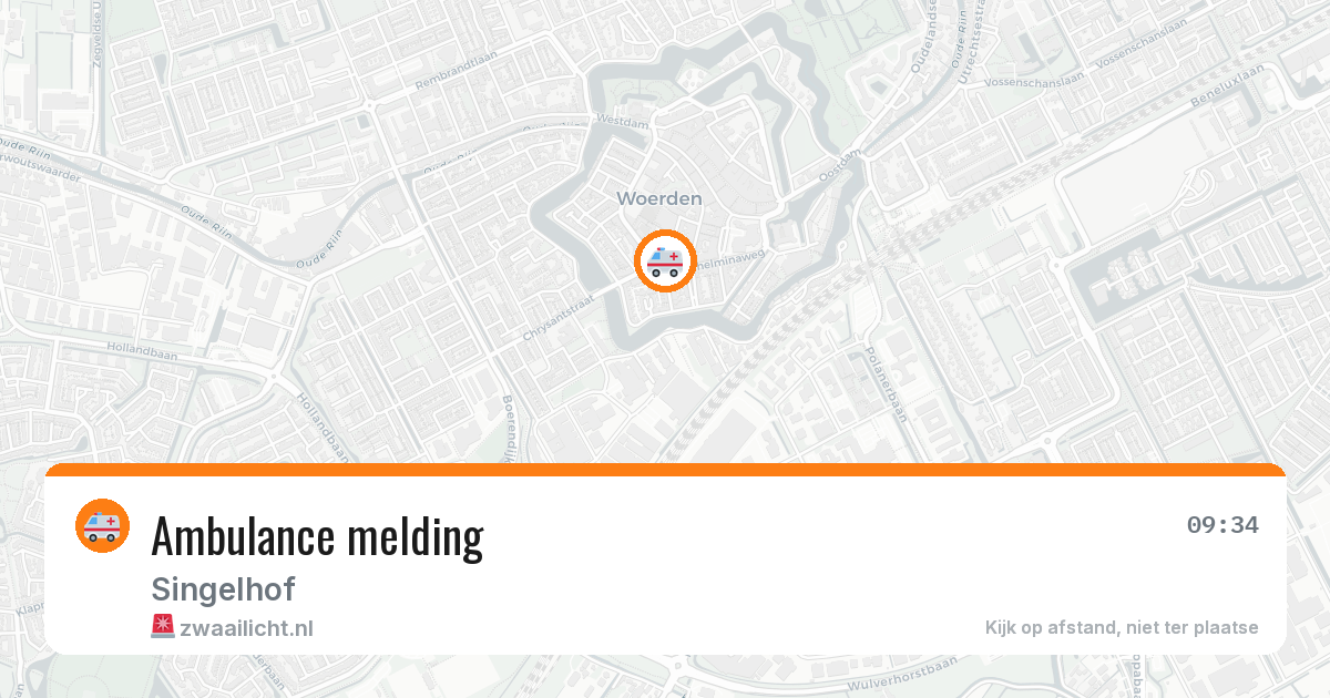 Ambulance melding — 6 mei 2026