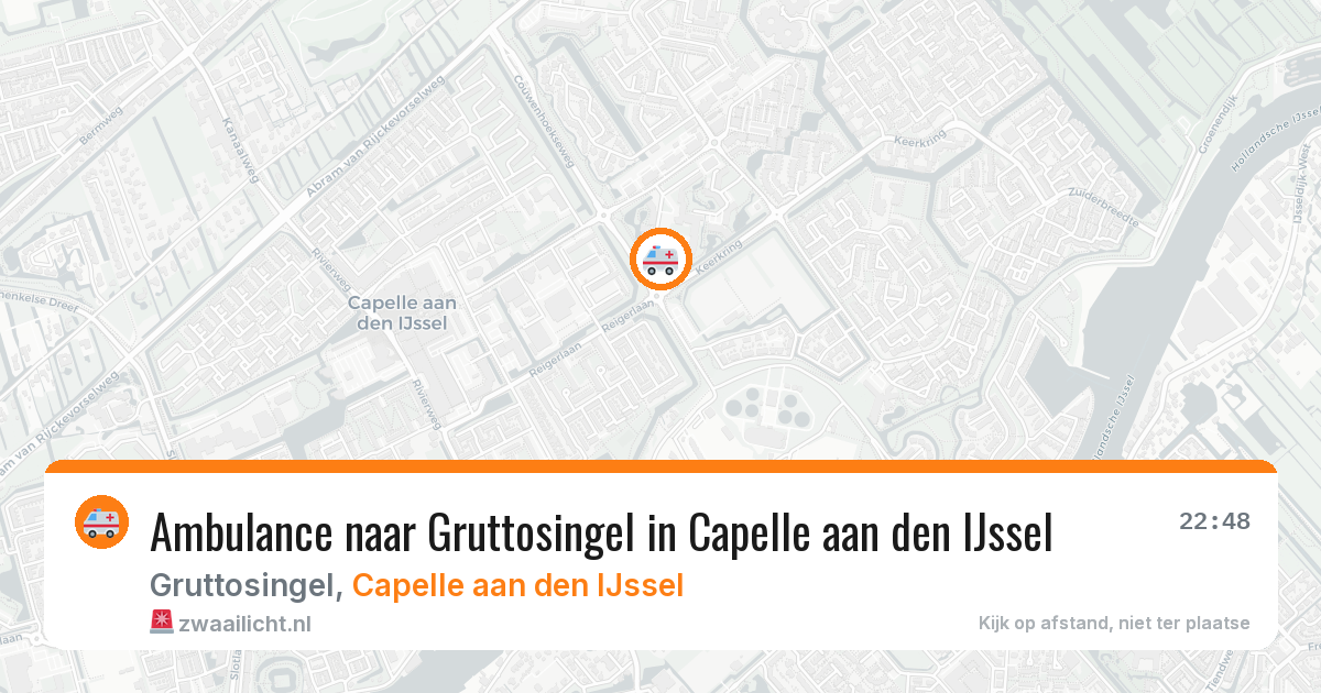 Ambulance naar Gruttosingel in Capelle aan den IJssel — 14 mei 2026