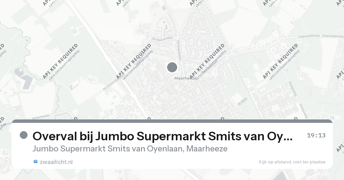 Overval bij Jumbo Supermarkt Smits van Oyenlaan in Maarheeze — 31 jan 2026