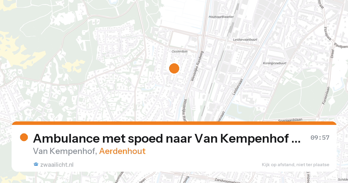 Ambulance met spoed naar Van Kempenhof in Aerdenhout — 12 jun 2026