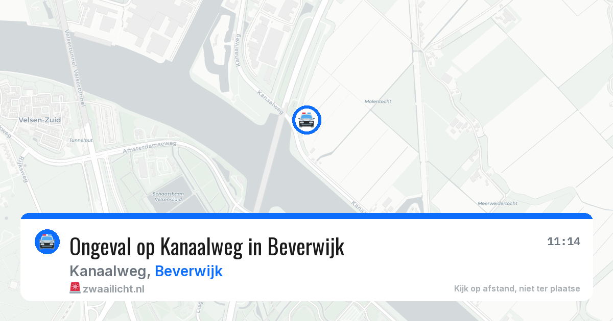 Ongeval op Kanaalweg in Beverwijk — 23 mei 2026