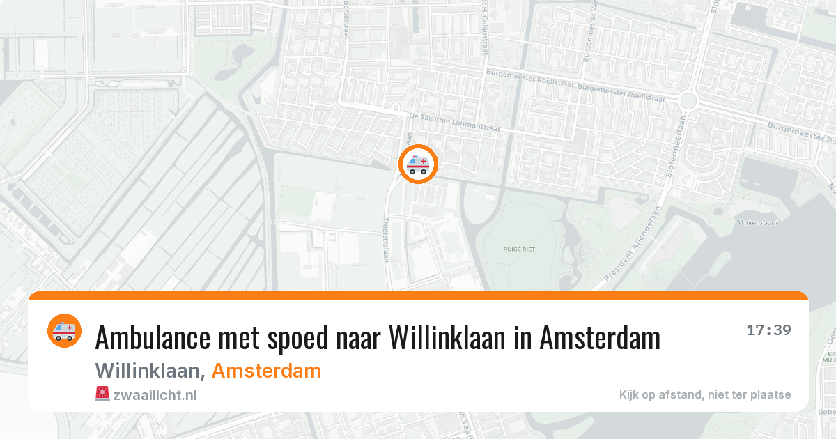 Ambulance met spoed naar Willinklaan in Amsterdam — 30 jun 2026