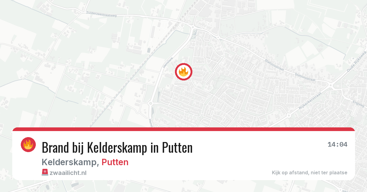 Brand bij Kelderskamp in Putten — 21 jun 2026