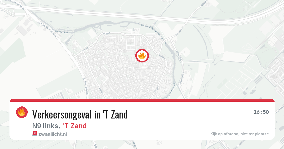 Verkeersongeval in 'T Zand — 5 jun 2026