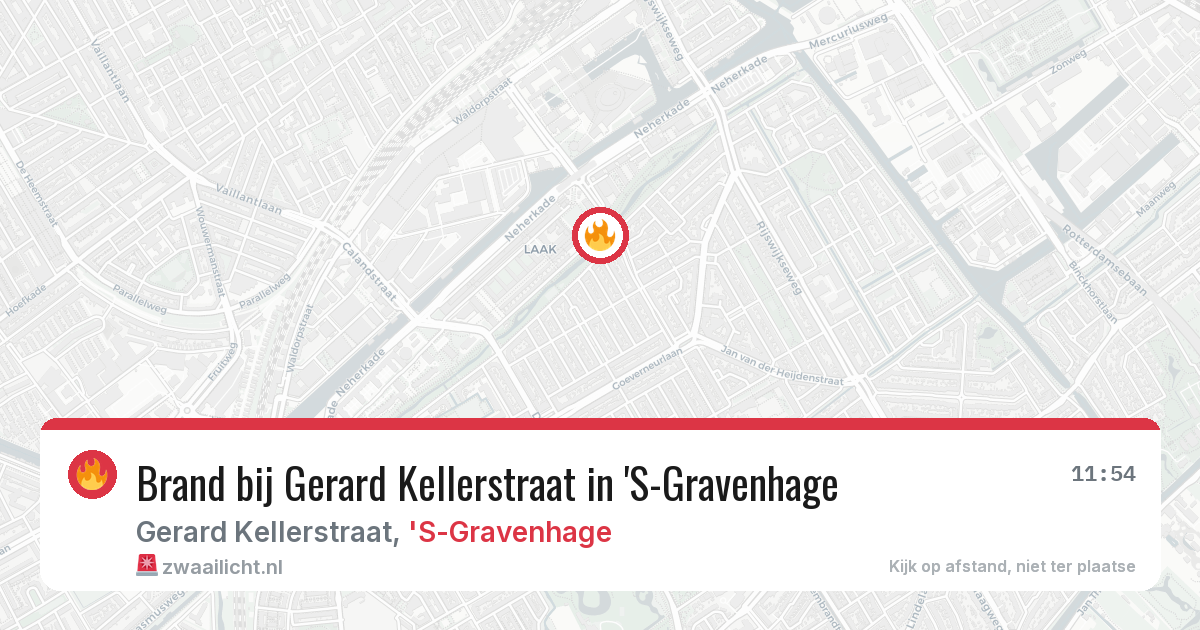 Brand bij Gerard Kellerstraat in 'S-Gravenhage — 5 mei 2026