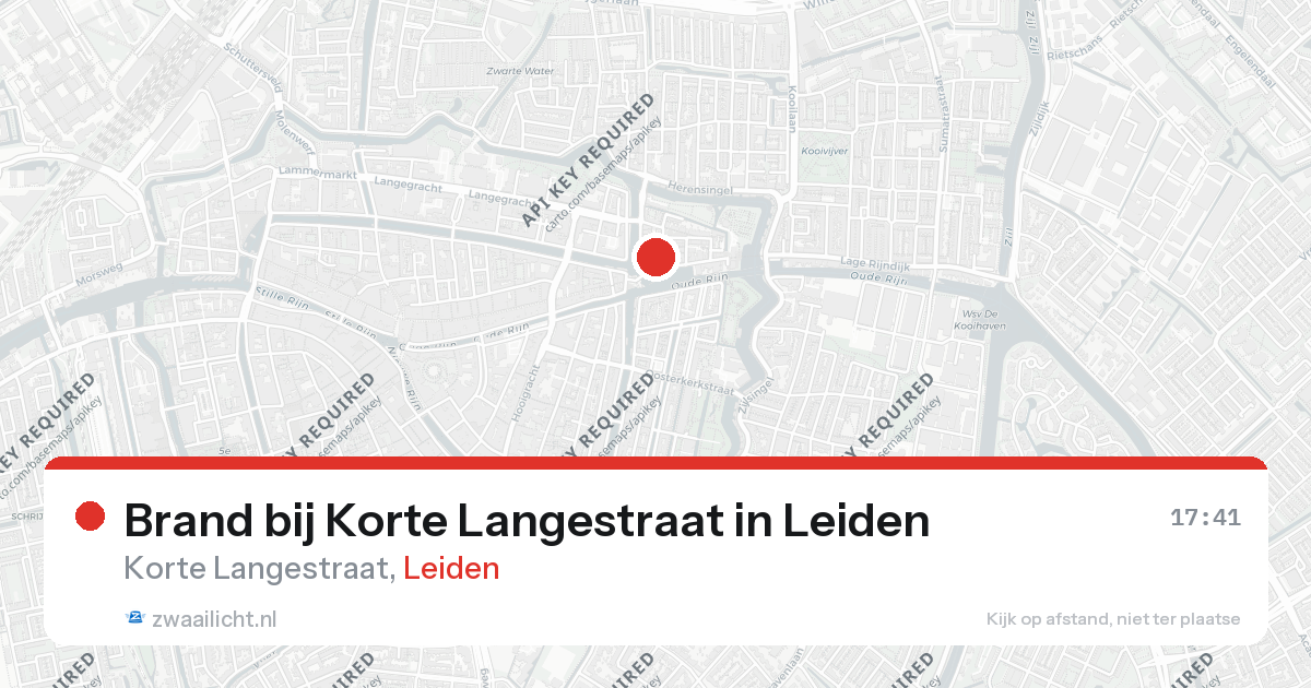 Brand bij Korte Langestraat in Leiden — 19 feb 2026