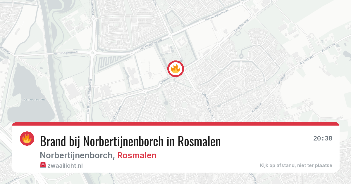 Brand bij Norbertijnenborch in Rosmalen — 29 mei 2026