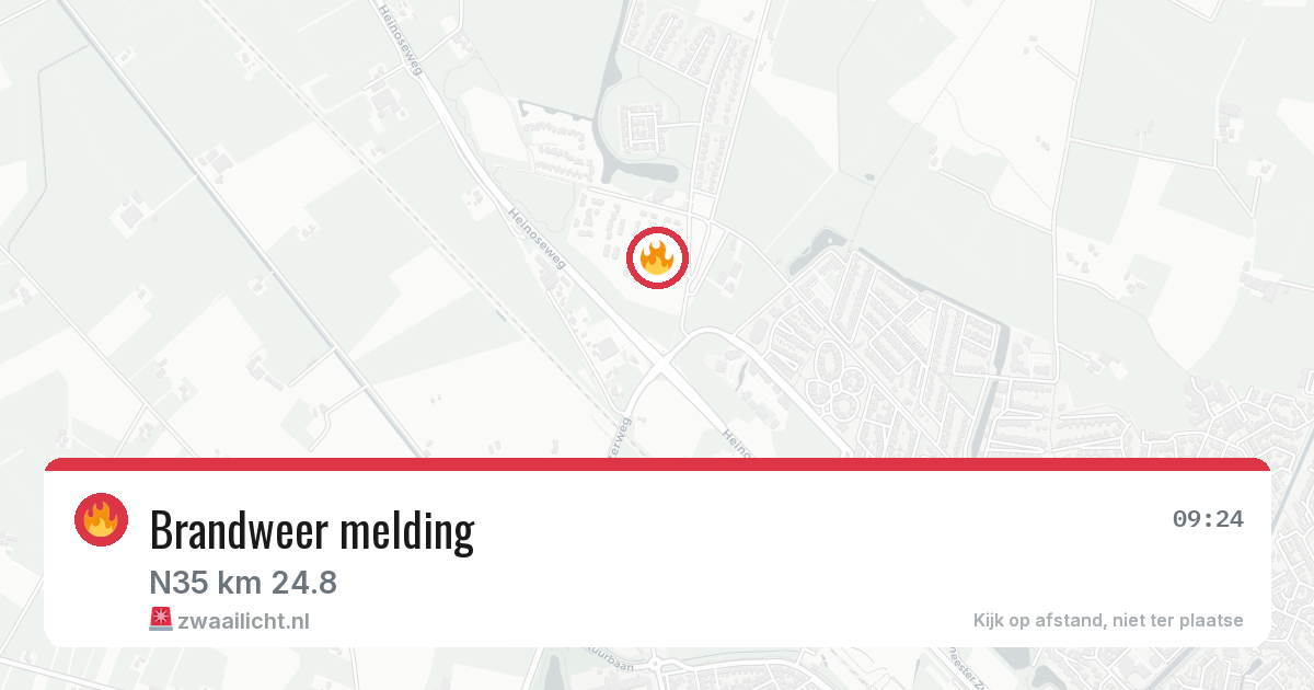 Brandweer melding — 10 jul 2026