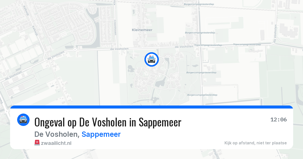 Ongeval op De Vosholen in Sappemeer — 28 apr 2026