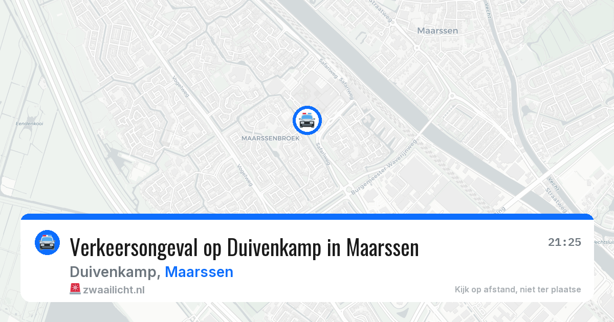 Verkeersongeval op Duivenkamp in Maarssen — 22 mei 2026