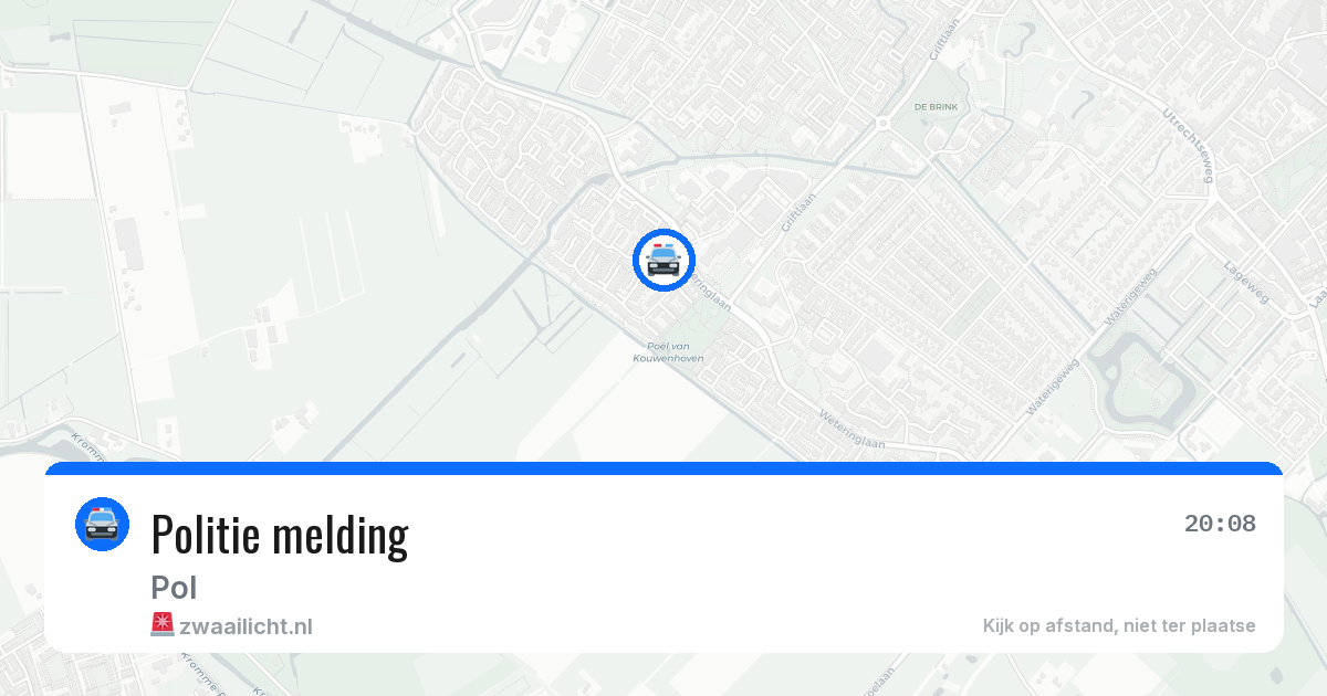 Politie melding — 8 feb 2026
