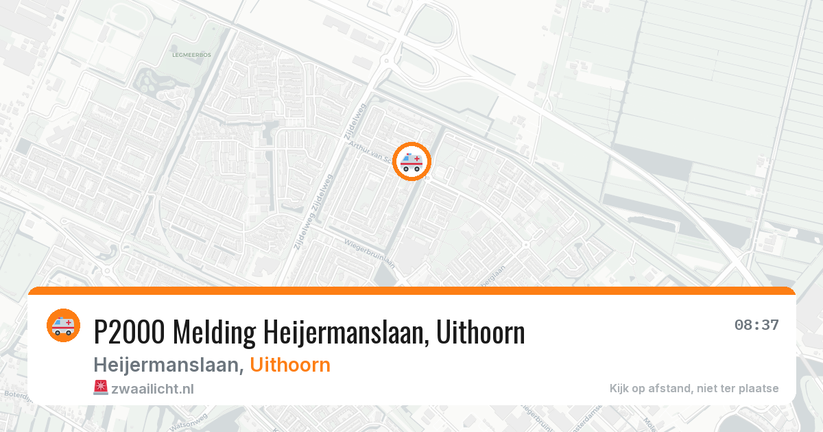 P2000 Melding Heijermanslaan, Uithoorn — 27 jun 2026