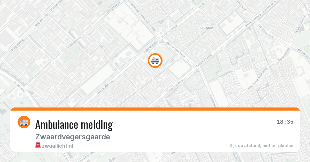 Ambulance melding — 26 jun 2026