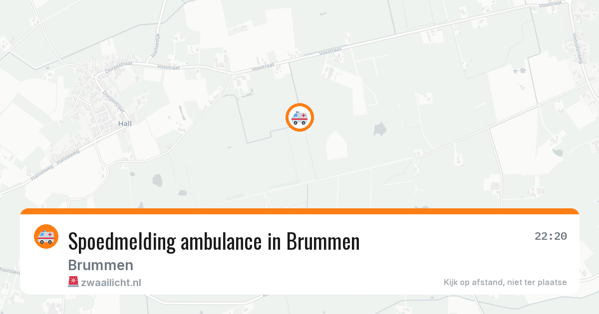 Spoedmelding ambulance in Brummen — 11 aug 2026