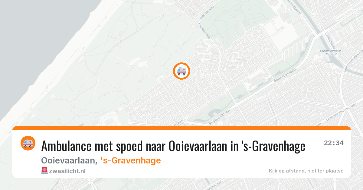 Ambulance met spoed naar Ooievaarlaan in 's-Gravenhage — 27 jun 2026
