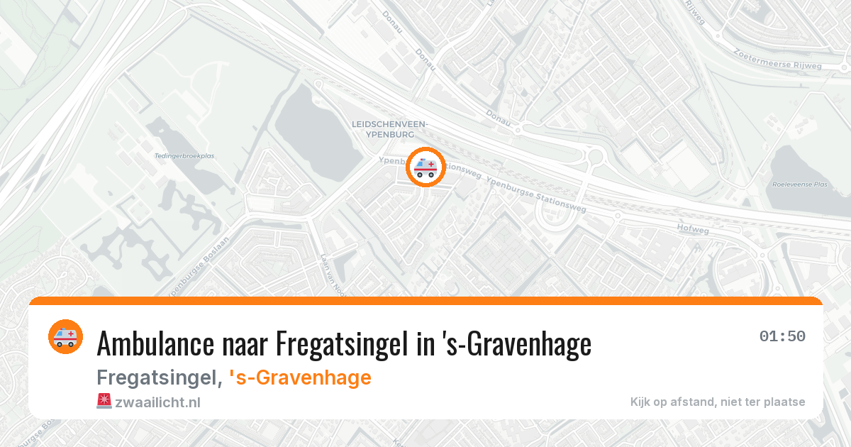 Ambulance naar Fregatsingel in 's-Gravenhage — 2 mei 2026