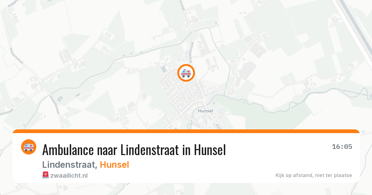 Ambulance naar Lindenstraat in Hunsel — 3 jun 2026