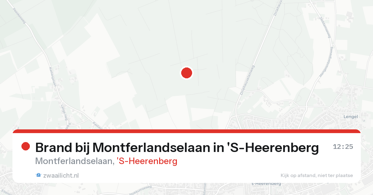 Brand bij Montferlandselaan in 'S-Heerenberg — 21 aug 2026