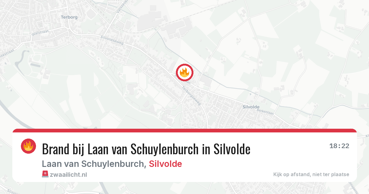 Brand bij Laan van Schuylenburch in Silvolde — 23 apr 2026