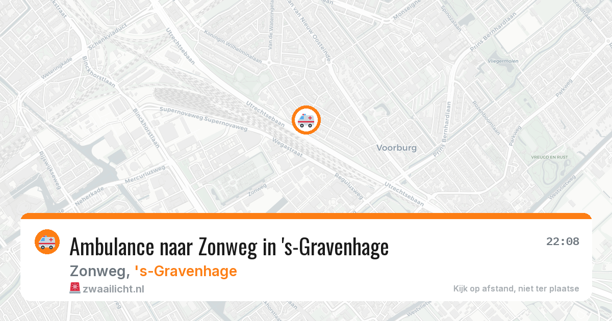Ambulance naar Zonweg in 's-Gravenhage — 24 mei 2026