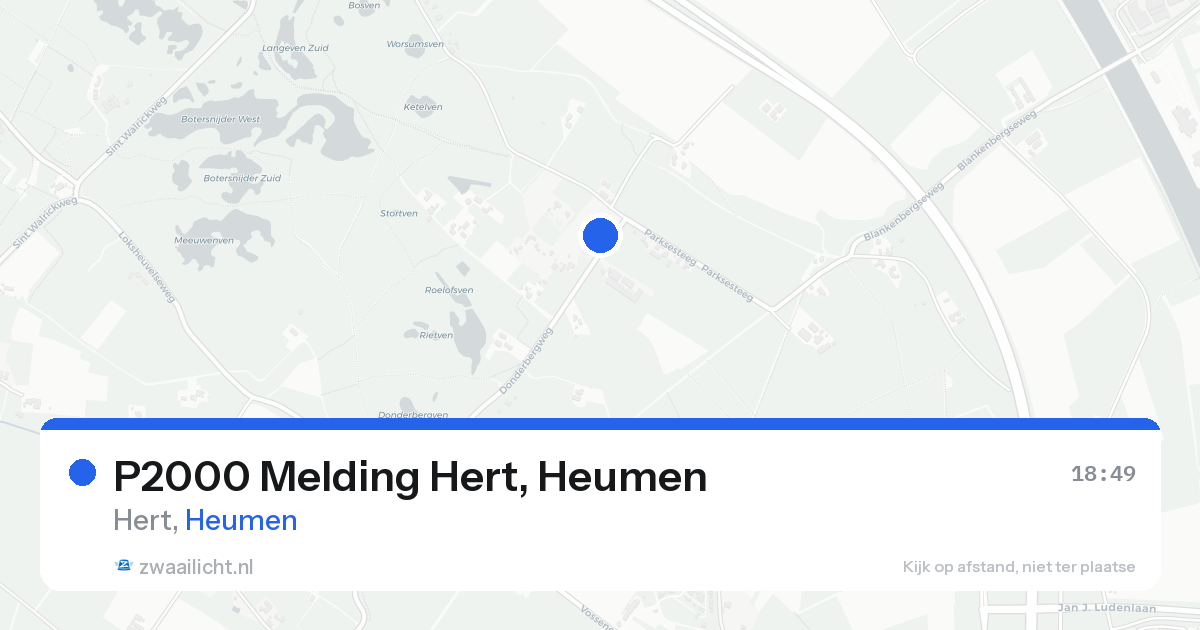 P2000 Melding Hert, Heumen — 14 aug 2026
