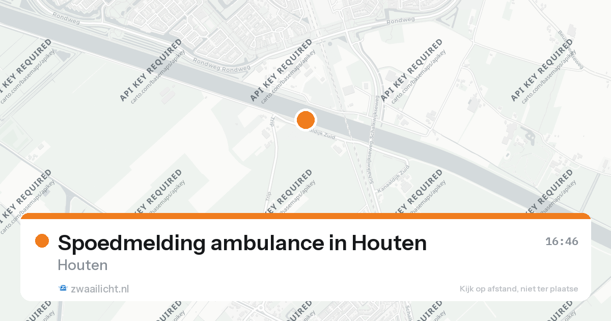 Spoedmelding ambulance in Houten — 26 aug 2026