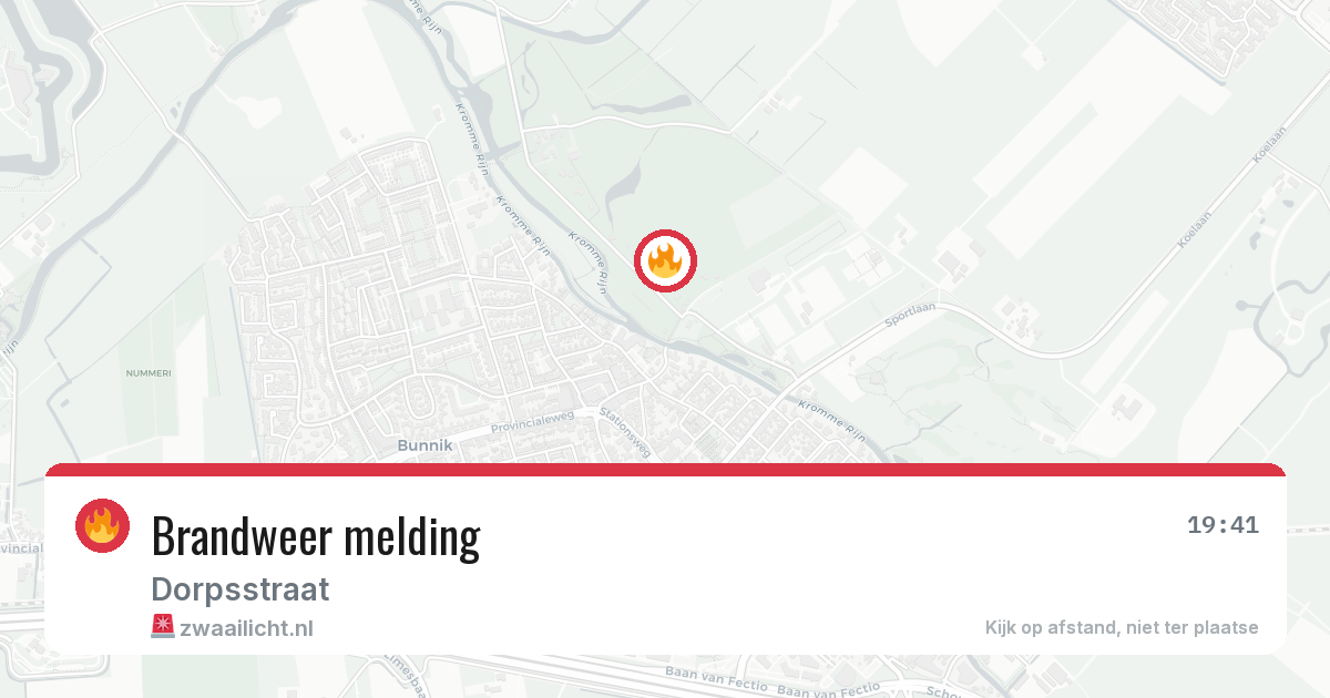 Brandweer melding — 14 jul 2026