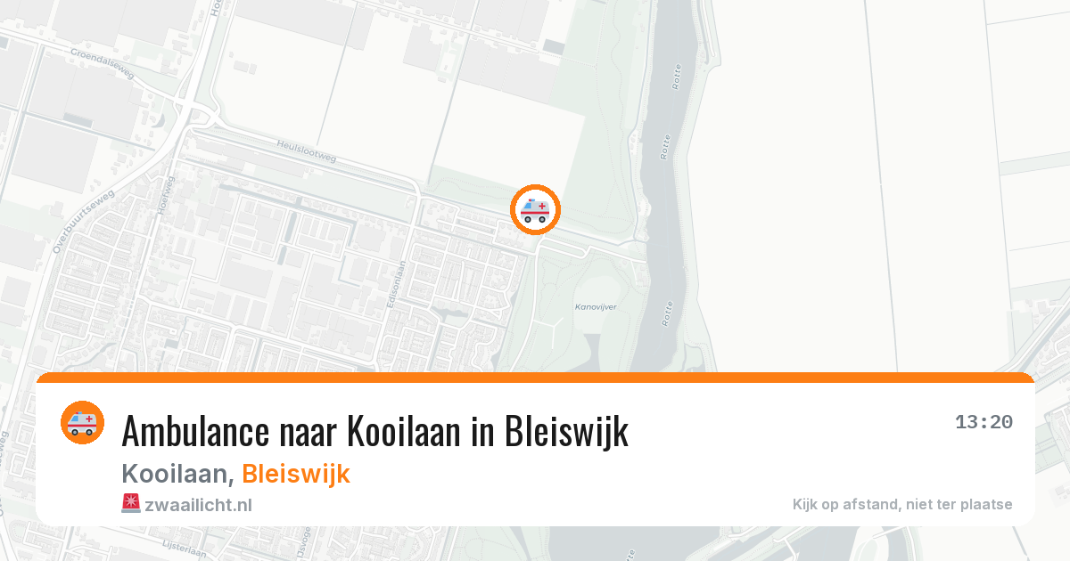 Ambulance naar Kooilaan in Bleiswijk — 19 mrt 2026