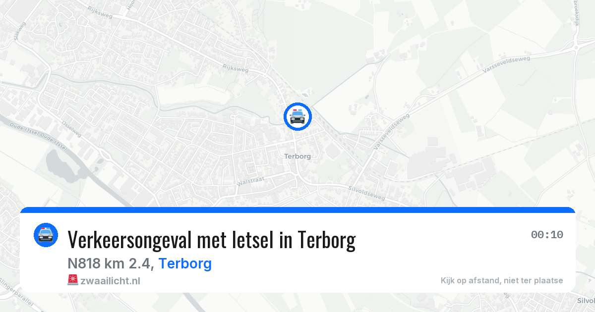 Verkeersongeval met letsel in Terborg — 4 jul 2026