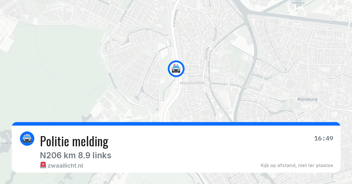 Politie melding — 25 jun 2026