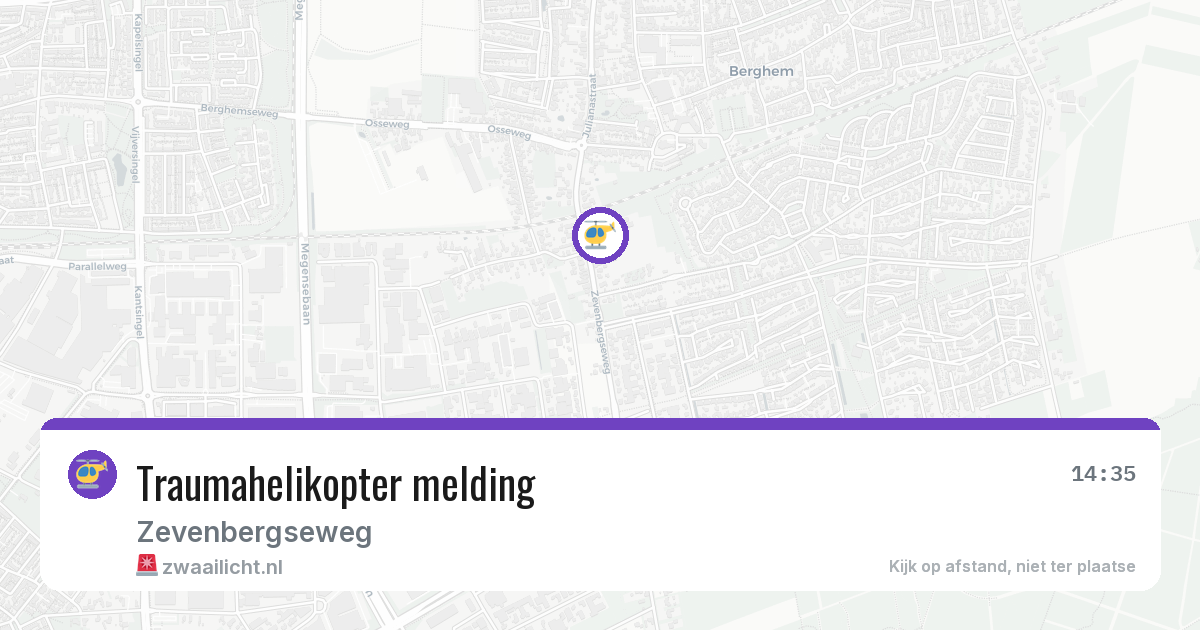 Traumahelikopter melding — 8 jun 2026