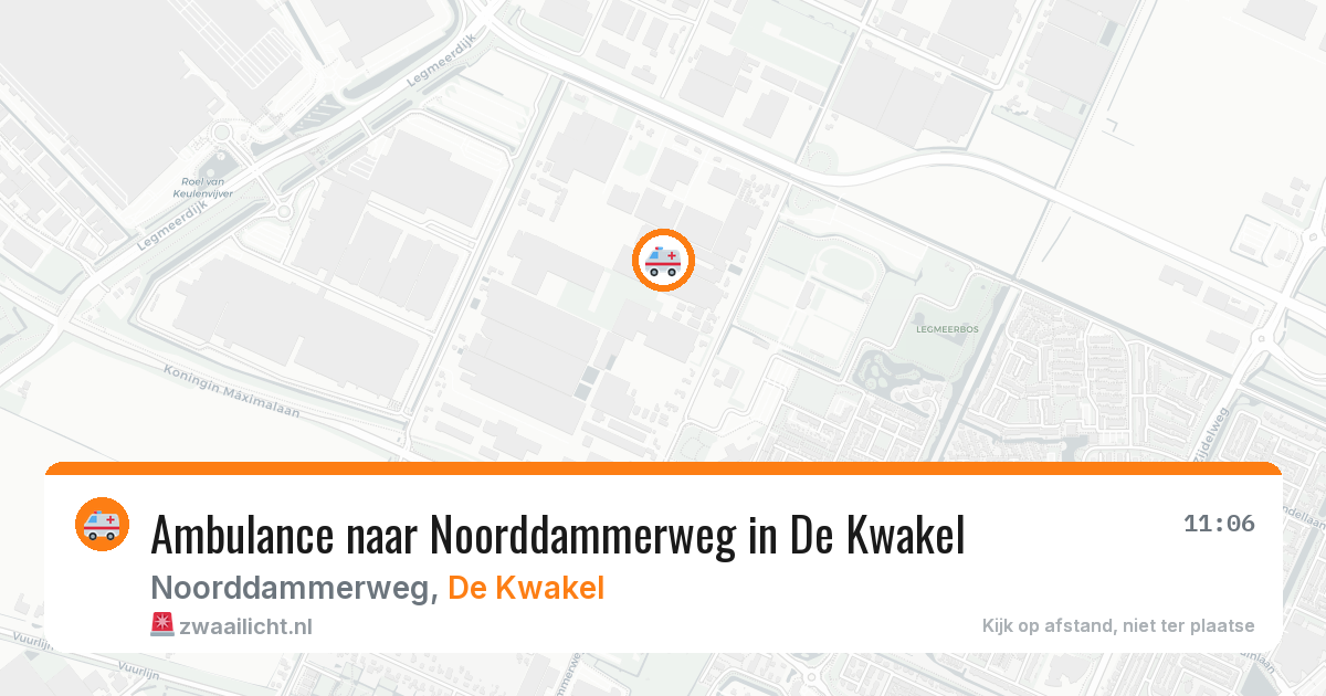 Ambulance naar Noorddammerweg in De Kwakel — 19 mei 2026