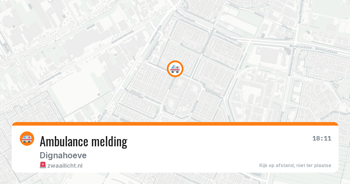Ambulance melding — 18 jun 2026
