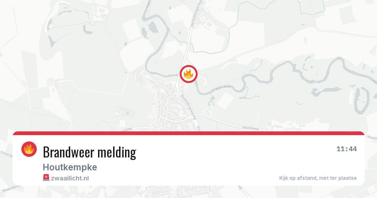Brandweer melding — 17 mrt 2026