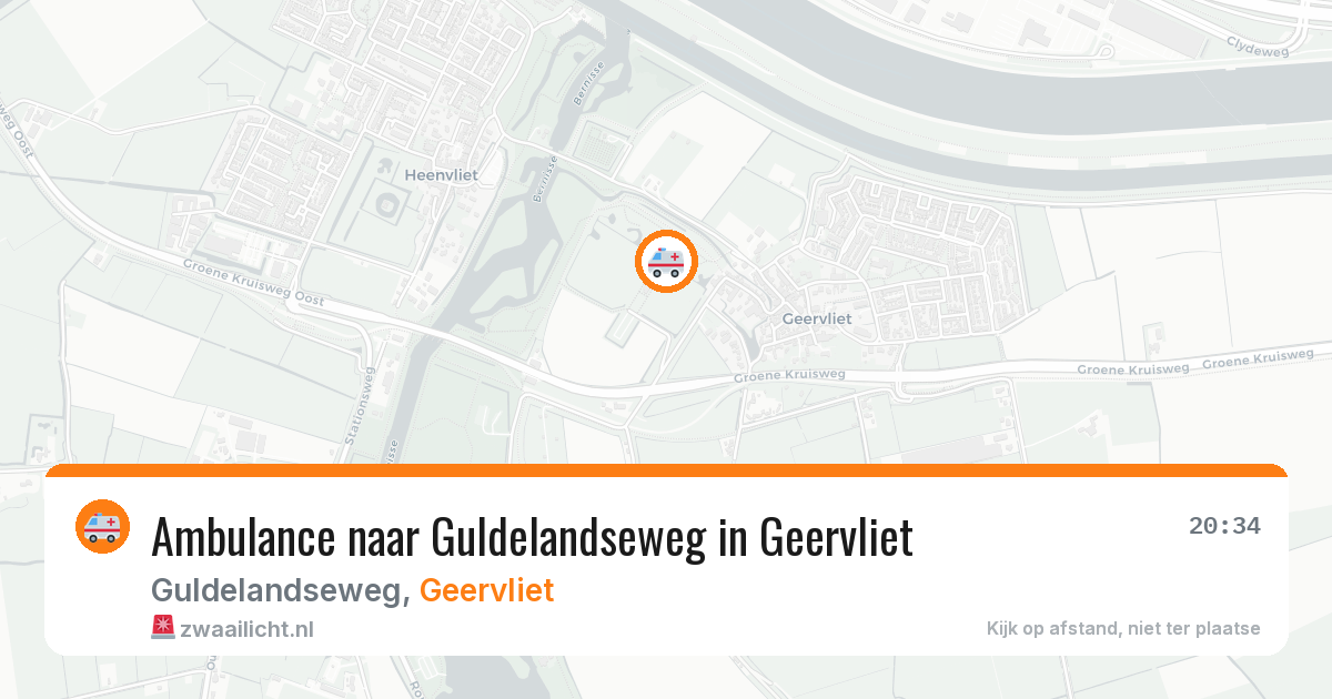 Ambulance naar Guldelandseweg in Geervliet — 10 aug 2026