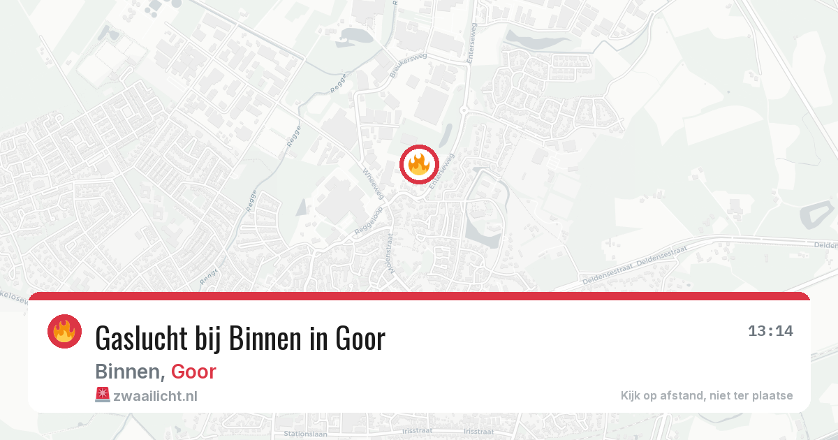 Gaslucht bij Binnen in Goor — 6 apr 2026
